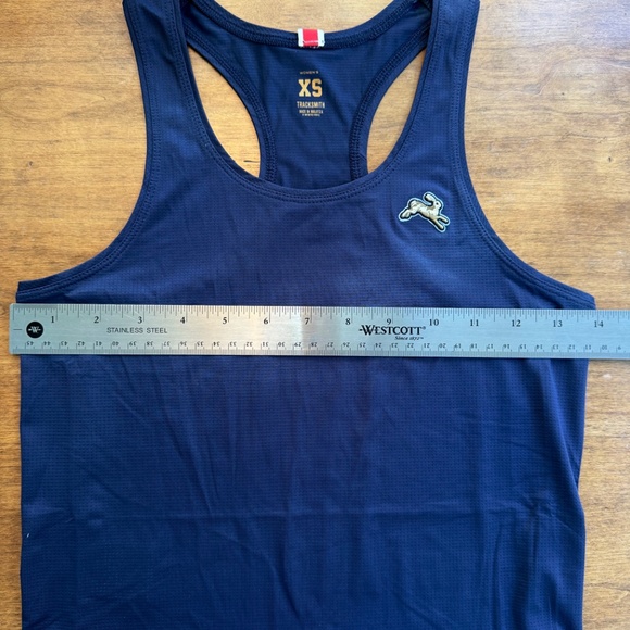 Tracksmith Women's Twilight Crop Tank Navy - New- Size XS - Picture 5 of 6